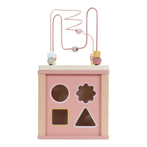 Cube D'activités Fleurs Rose - LITTLE DUTCH 8 Cube D'activités Fleurs Rose - LITTLE DUTCH – Image 8