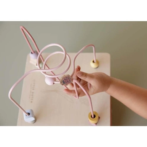 Cube D'activités Fleurs Rose - LITTLE DUTCH 3 Cube D'activités Fleurs Rose - LITTLE DUTCH – Image 3