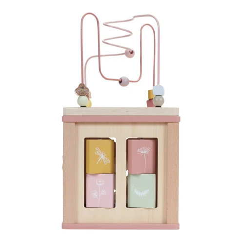 Cube D'activités Fleurs Rose - LITTLE DUTCH 6 Cube D'activités Fleurs Rose - LITTLE DUTCH – Image 6