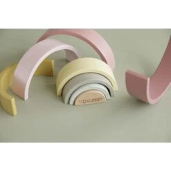Arc En Ciel En Bois Rose - LITTLE DUTCH -Produits Pour Bébé 871329177033120281529