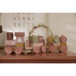 Train à Blocs Fleurs Rose - LITTLE DUTCH 9 Train à Blocs Fleurs Rose - LITTLE DUTCH -Produits Pour Bébé 871329177035520281029