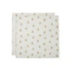 Lot De 2 Langes Gaze Coton 115x115cm Teddy Bear - JOLLEIN