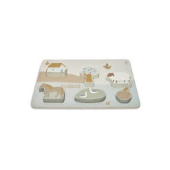 Puzzle En Bois 28x20x2cm Farm - JOLLEIN