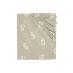 Drap-housse Jersey 70x140 Cm Twig Olive Green - JOLLEIN -Produits Pour Bébé 8717329376380 1