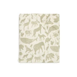 Drap-housse Jersey 70x140 Cm Animals Olive Green - JOLLEIN -Produits Pour Bébé 8717329376410 1