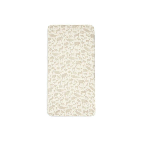 Drap-housse Jersey 70x140 Cm Animals Nougat - JOLLEIN 1 Drap-housse Jersey 70x140 Cm Animals Nougat - JOLLEIN