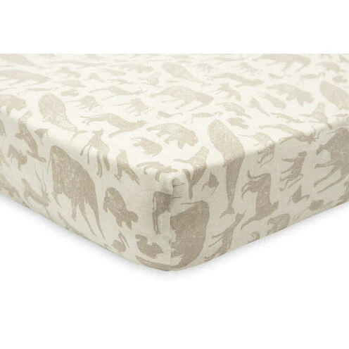 Drap-housse Jersey 70x140 Cm Animals Nougat - JOLLEIN 3 Drap-housse Jersey 70x140 Cm Animals Nougat - JOLLEIN – Image 3