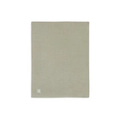 Couverture Berceau 75x100 Cm Basic Knit Olive Green - JOLLEIN