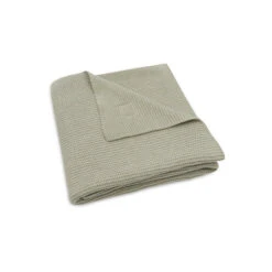 Couverture Berceau 75x100 Cm Basic Knit Olive Green - JOLLEIN -Produits Pour Bébé 8717329377318 5