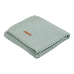 Couverture D'été De Lit Bébé 100x140 Pure Vert Menthe - LITTLE DUTCH