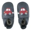 Chaussons En Cuir Soft Soles Voiture De Course Marine L - BOBUX