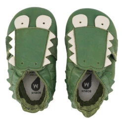 Chaussons En Cuir Snap Le Croco S - BOBUX