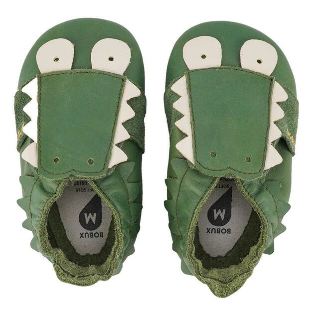 Chaussons En Cuir Snap Le Croco S - BOBUX 1 Chaussons En Cuir Snap Le Croco S - BOBUX