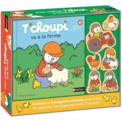 Livres Coffret T'choupi Va à La Ferme - NATHAN