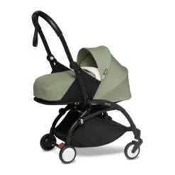 Poussette YOYO² Pack 6+ Et 0+ Olive / Cadre Noir - BABYZEN -Produits Pour Bébé YOYO20220 2002B203 420 20BLACK20FRAME20 20OLIVE20 20WEB 1