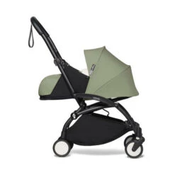 Poussette YOYO² Pack 0+, Pack 6+, Nacelle Olive / Cadre Noir - BABYZEN -Produits Pour Bébé YOYO20220 2002B20PROFILE20BLACK20FRAME20 20OLIVE20 20WEB