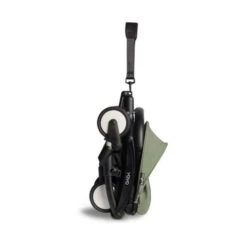 Poussette YOYO² Pack 0+, Pack 6+, Nacelle Olive / Cadre Noir - BABYZEN -Produits Pour Bébé YOYO20220 2062B20FOLDED20PROFILE20 20BLACK20FRAME20 20OLIVE20 20WEB