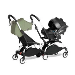 Poussette YOYO² + CONNECT Pack 6+ Olive / Cadre Blanc - BABYZEN -Produits Pour Bébé YOYO20connect20 20YOYO20220 203 420SIBLING2062B20CAR20SEAT20 20WHITE20FRAME20 20OLIVE20 20WEB