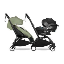 Chancelière Olive YOYO - BABYZEN -Produits Pour Bébé YOYO20connect20 20YOYO20220 20PROFILE20SIBLING20CAR20SEAT2062B20 20BLACK20FRAME20 20FOOTMUFF20 20OLIVE20 20WEB