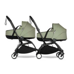 Poussette YOYO² + CONNECT Pack 6+ Olive / Cadre Noir - BABYZEN -Produits Pour Bébé YOYO20connect20 20YOYO20220 20PROFILE20TWIN20BASSINET20 20BLACK20FRAME20 20OLIVE20 20WEB