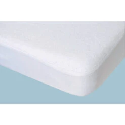 Protège-matelas éponge BIO 70 X 140 Cm Blanc - FEE MOI DORMIR